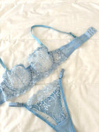 Mavi Marte Bralet Takım (Büyük Beden)