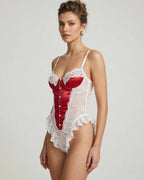 Julia Kırmızı Bodysuit