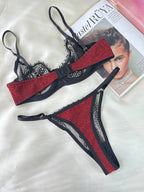 Laddy Kırmızı Bralet Takım