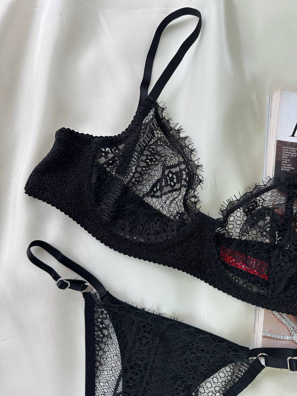 Laddy Siyah Bralet Takım