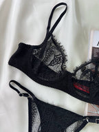 Laddy Siyah Bralet Takım