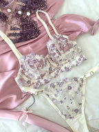 Lana Ekru Bralet Takım