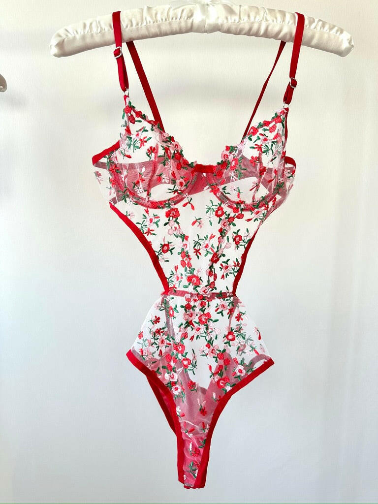 Alexi Kırmızı Bodysuit.