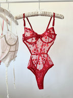 Lovely Kırmızı Bodysuit.
