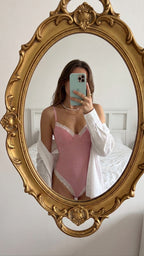 Soft Pembe Bodysuit