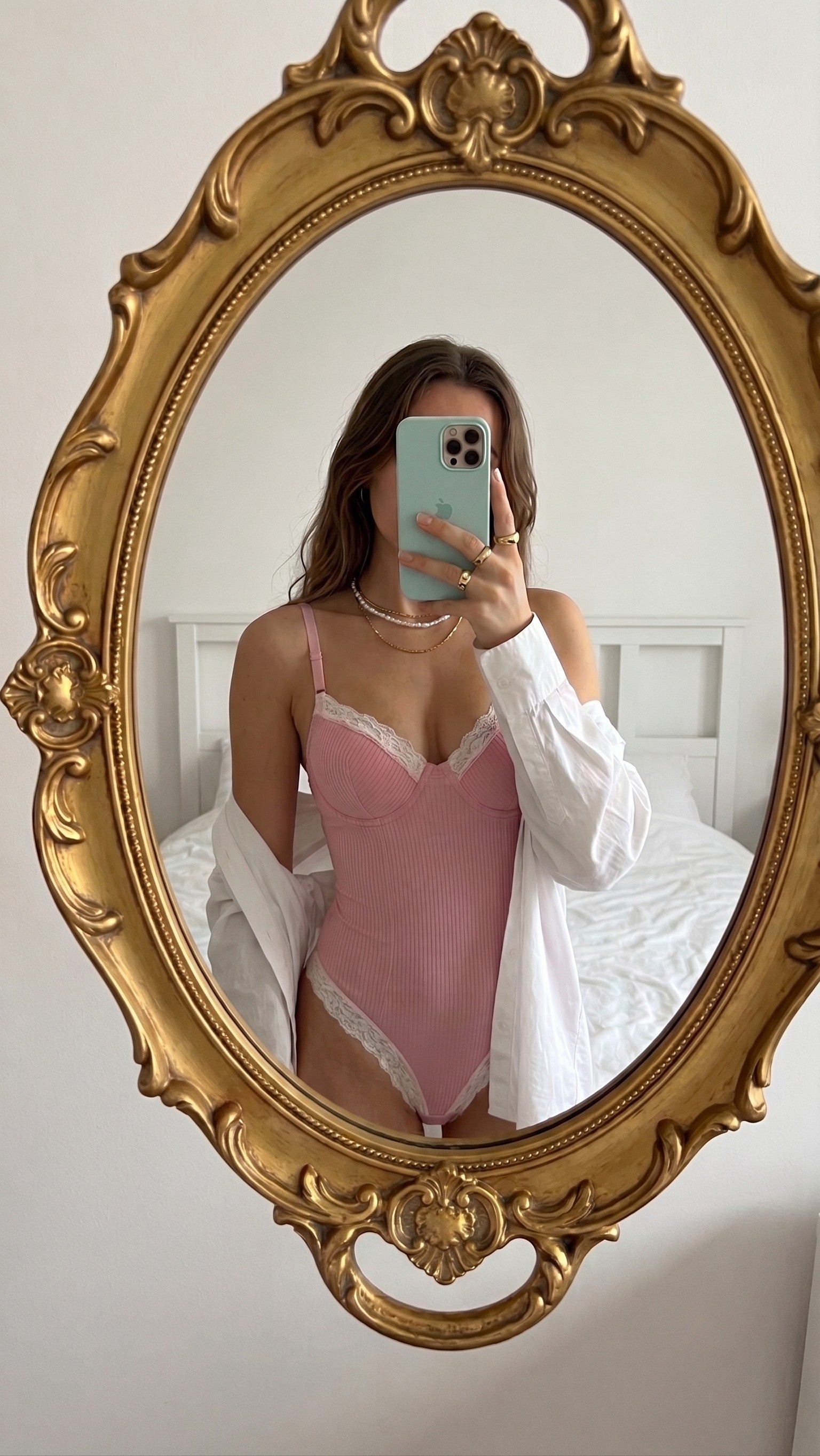 Soft Pembe Bodysuit