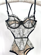 Blair Siyah Bodysuit.