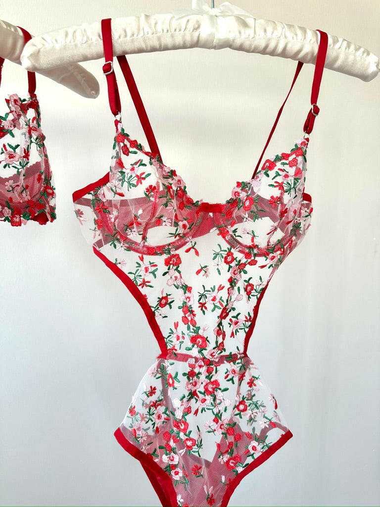 Alexi Kırmızı Bodysuit.