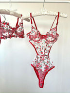 Alexi Kırmızı Bodysuit.