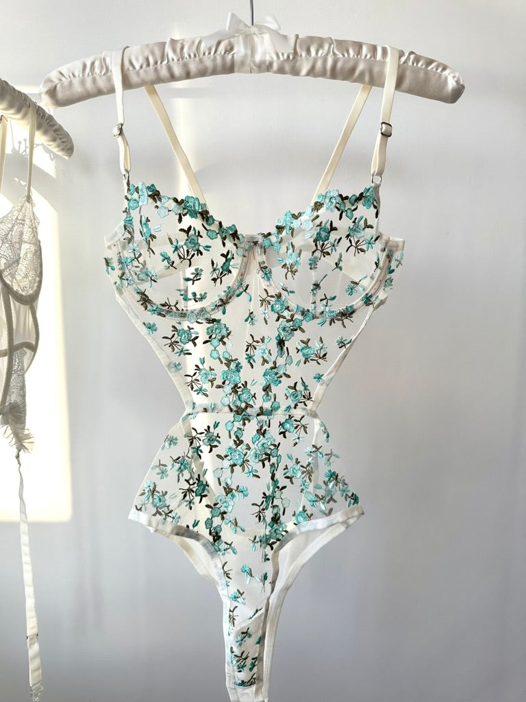 Alya Yeşil Bodysuit.