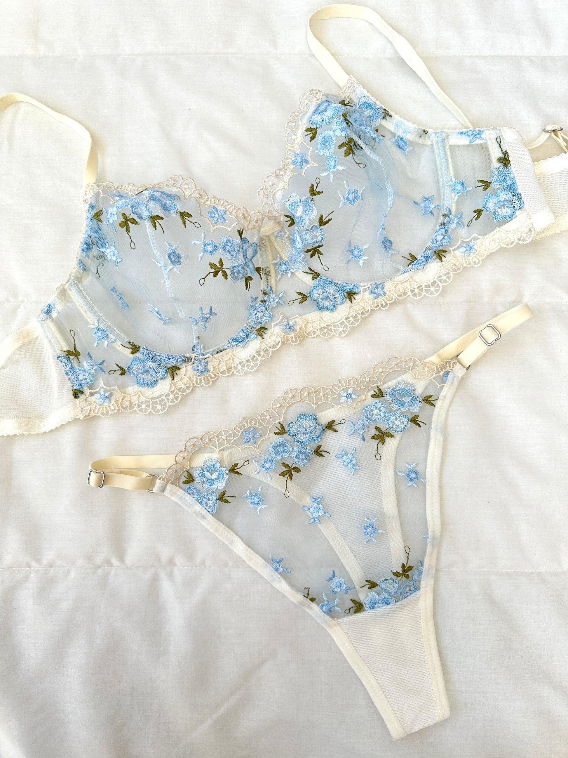 Shelly Ekru Bralet Takım (Büyük Beden)