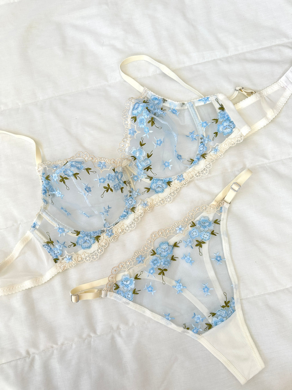 Shelly Ekru Bralet Takım (Büyük Beden)