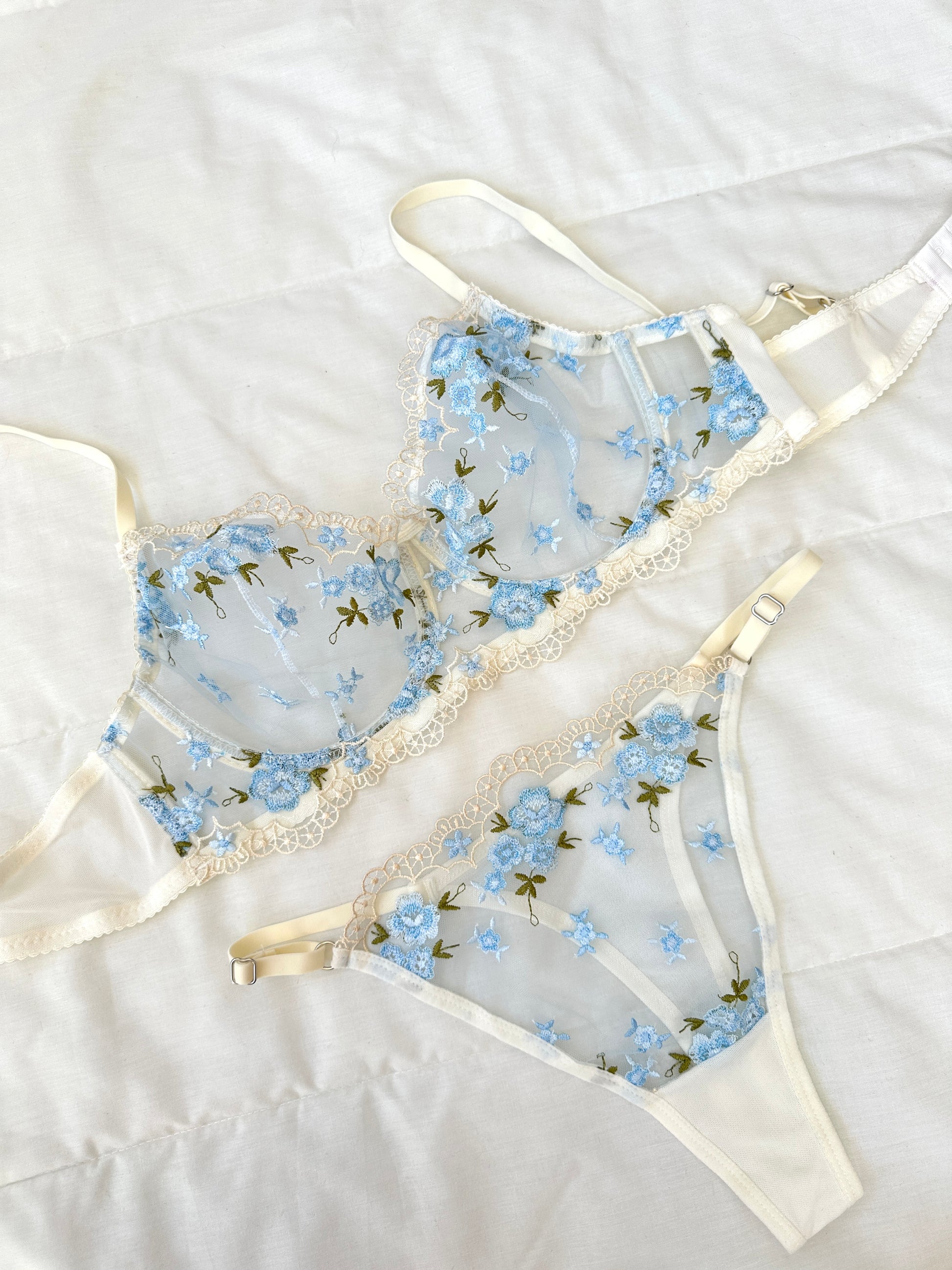 Shelly Ekru Bralet Takım (Büyük Beden)