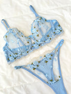 Shelly Mavi Bralet Takım (Büyük Beden)