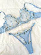 Shelly Mavi Bralet Takım (Büyük Beden)