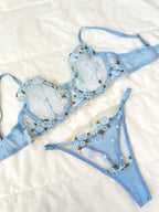 Shelly Mavi Bralet Takım (Büyük Beden)