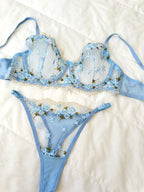 Shelly Mavi Bralet Takım (Büyük Beden)