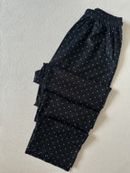 Siyah Puantiyeli Pijama Takımı