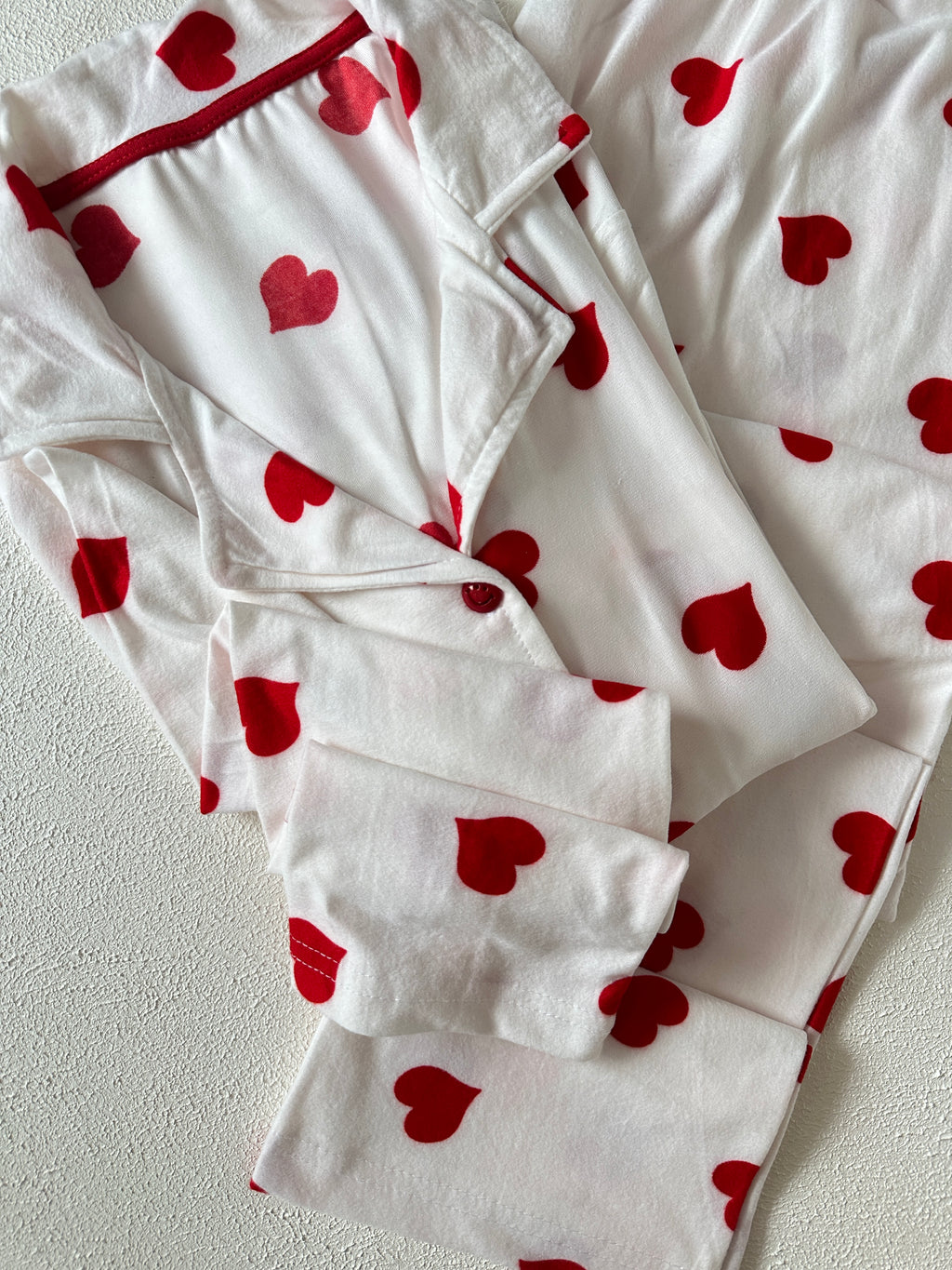 Beyaz Kalpli Pijama Takımı