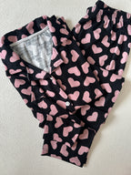 Siyah Kalpli Pijama Takımı