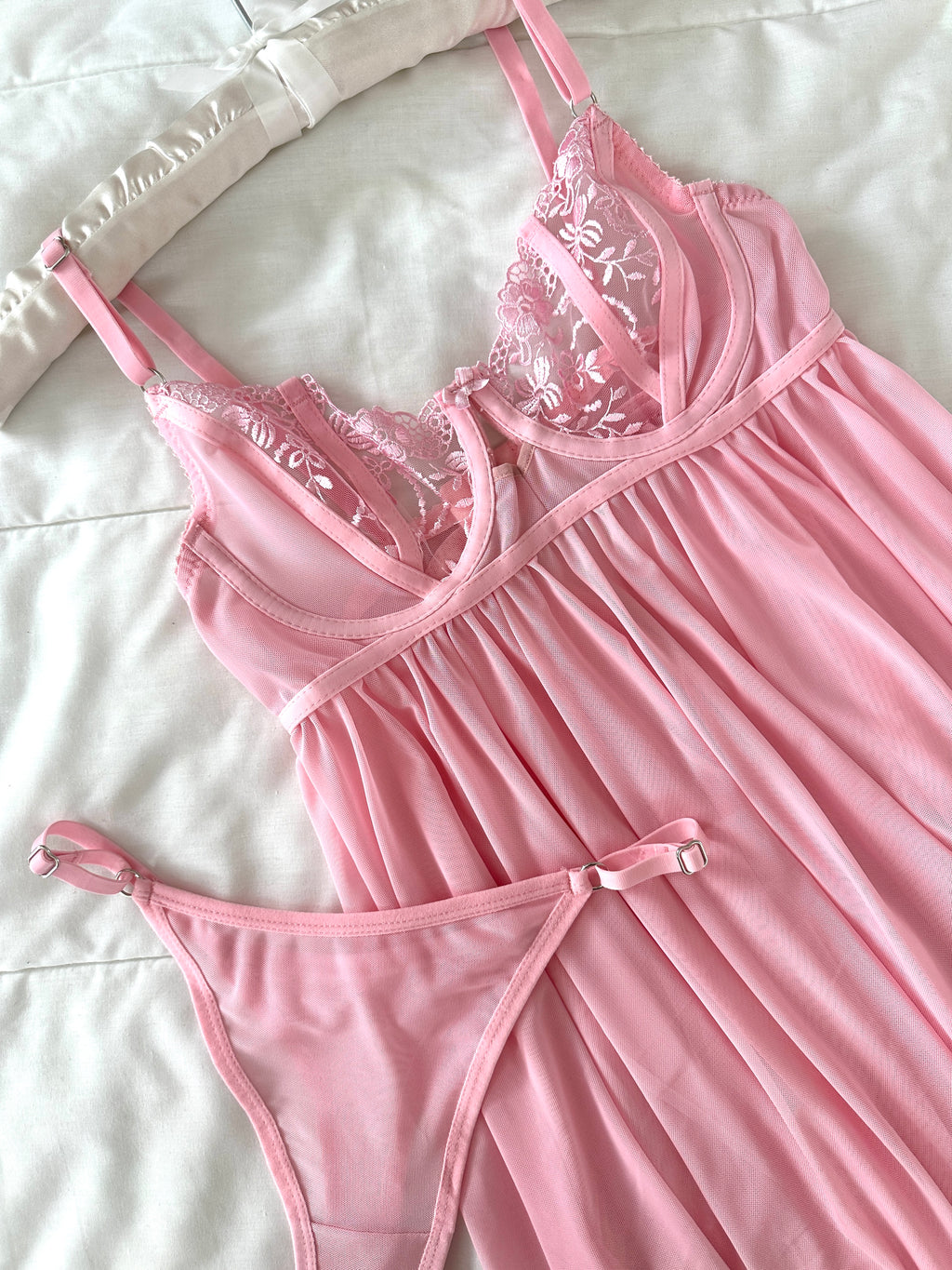 Lunesse Pembe 5'li İç giyim Seti