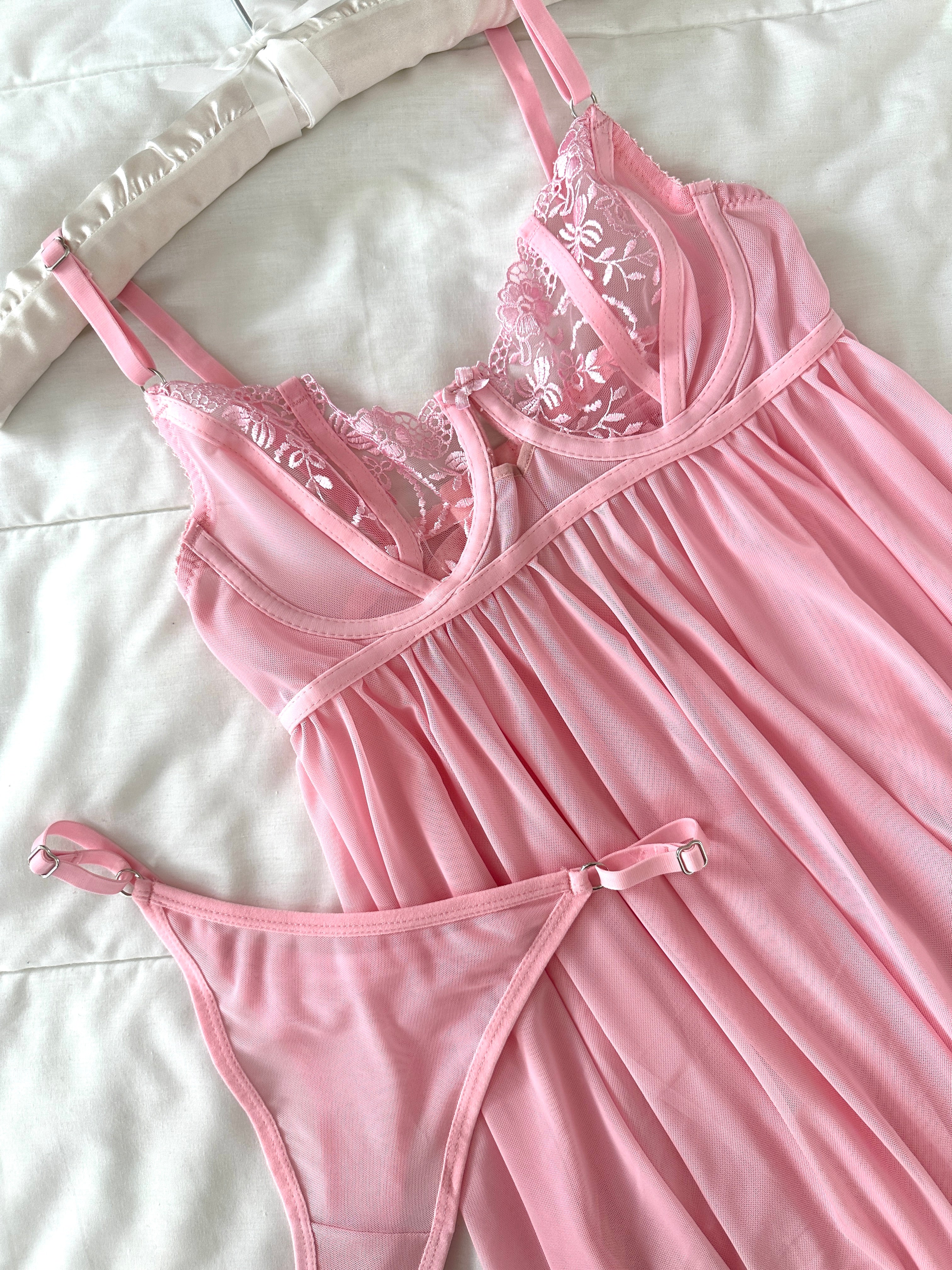 Lunesse Pembe 5'li İç giyim Seti