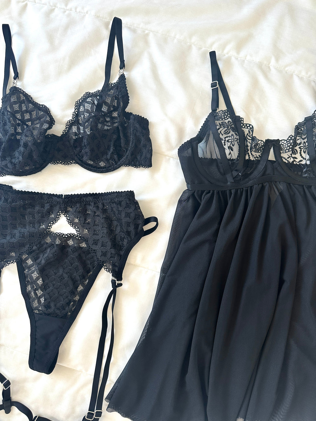 Secret Siyah 5'li İç Giyim Seti