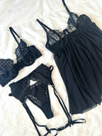 Secret Siyah 5'li İç Giyim Seti