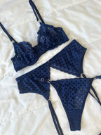 Emilly Lacivert Jartiyer Takım