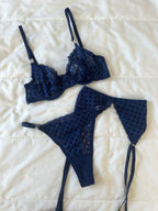 Emilly Lacivert Jartiyer Takım