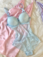 Luna Push up Bodysuit Mavi