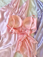 Luna Push up Bodysuit Pembe