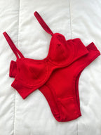 Dali Kırmızı Soft Balenli Takım