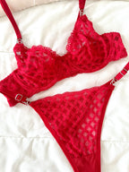 Emma Kırmızı Bralet Takım