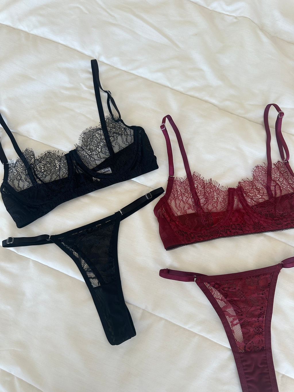 Estella Siyah Bralet Takım