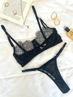 Estella Siyah Bralet Takım