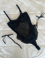 Lora Siyah Bodysuit