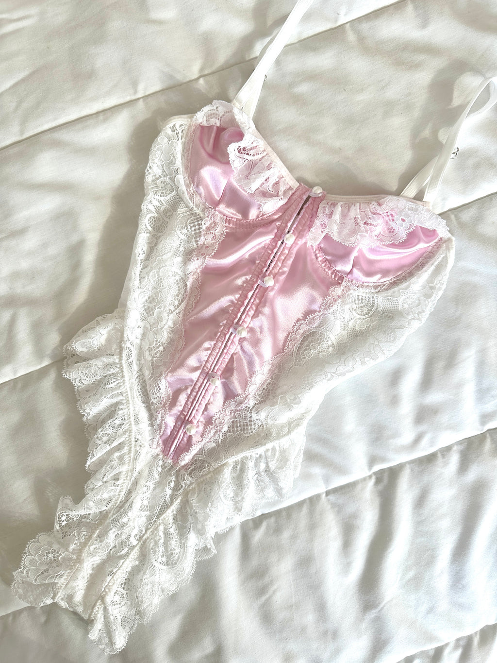 Julia Pembe Bodysuit