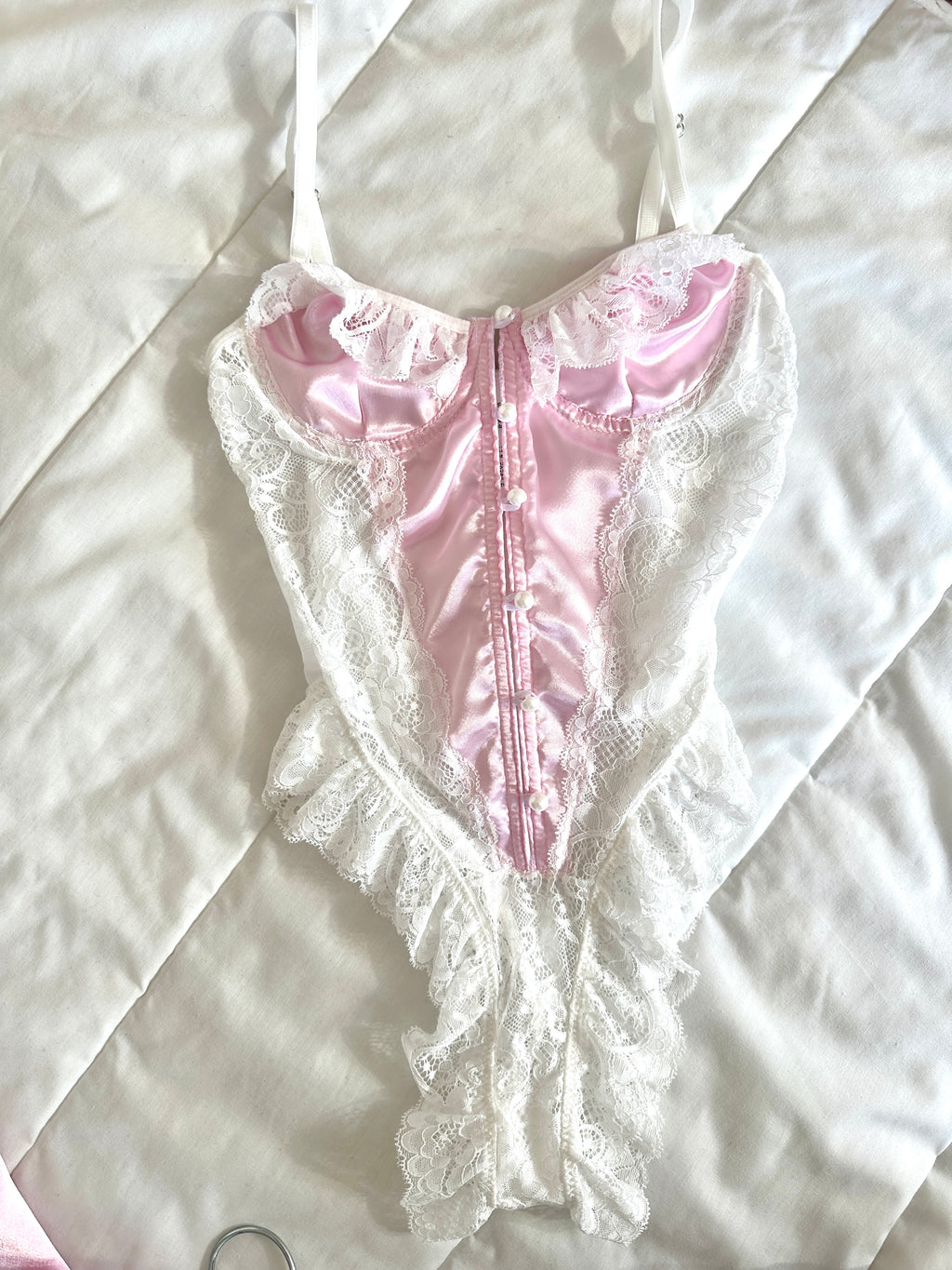Julia Pembe Bodysuit
