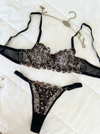 Leopard Balenli Sütyen Takımı