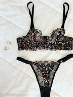 Leopard Balenli Sütyen Takımı