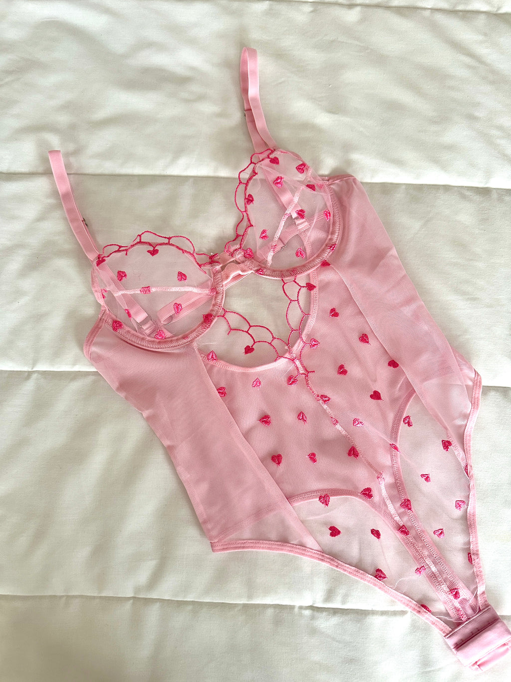 Elodi Pembe Kalpli Bodysuit