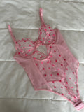 Elodi Pembe Kalpli Bodysuit