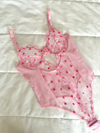 Elodi Pembe Kalpli Bodysuit