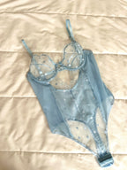 Elodi Mavi Kalpli Bodysuit