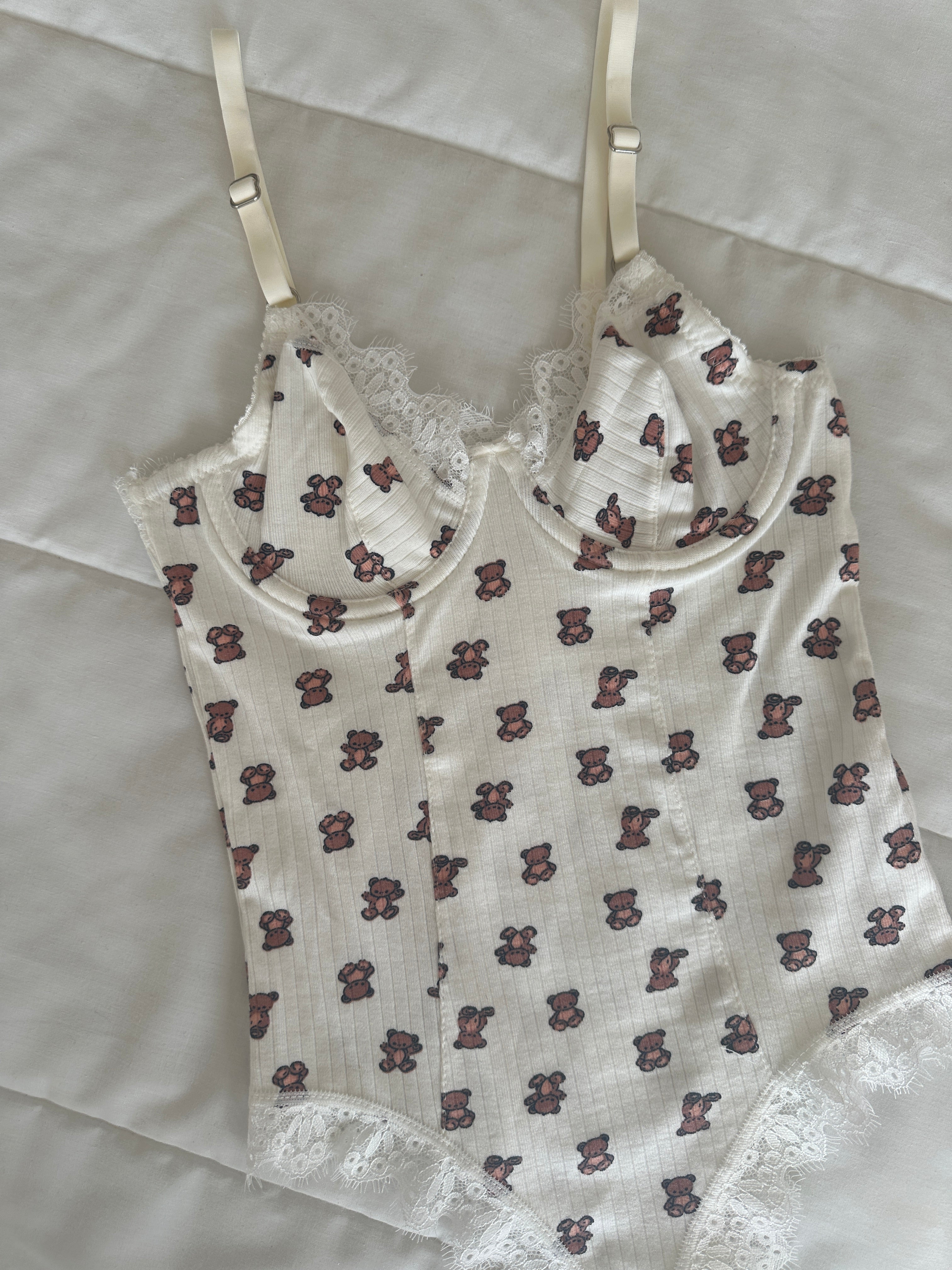 Teddy Ayıcıklı Soft Bodysuit