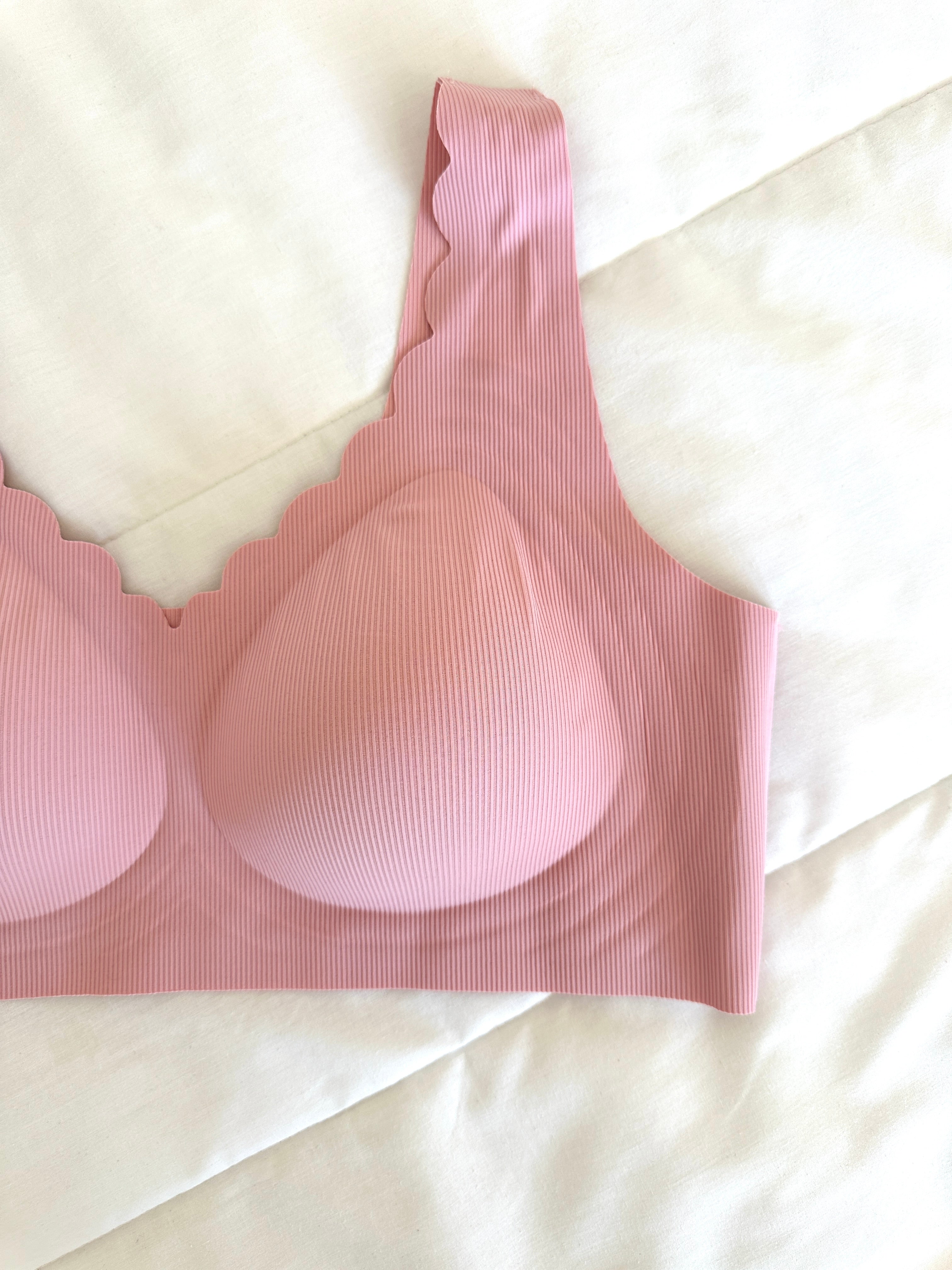 Loft Pembe Lazer Kesim Sütyen