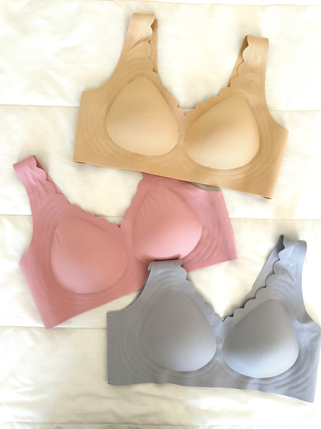 Loft Pembe Lazer Kesim Sütyen