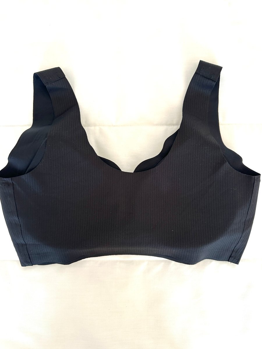 Basic Siyah Lazer Kesim Sütyen - Feruz Design