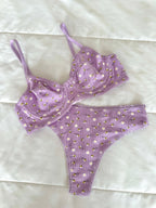 Beabe Lila Soft Balenli Takım - Feruz Design